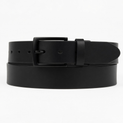 Black Men's Buckle Belt