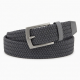 Men's Gray Woven Braided Belt