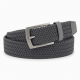 Men's Gray Woven Braided Belt