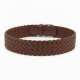 Braided Leather Wide Waist Woven Belt