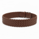 Braided Leather Wide Waist Woven Belt
