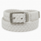 Vintage Women's White Braided Belt