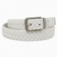Vintage Women's White Braided Belt