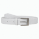 White Men's Buckle Woven Belt
