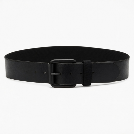 Black Elastic Waist Vintage Belt