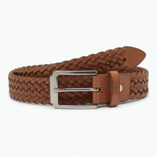Women's Braided Buckle Belt