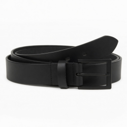 Vintage Men's Leather Classic Black Belt