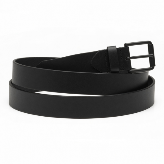 Vintage Men's Leather Black Belt