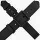 Wide Black Leather Women's Belt