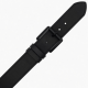 Wide Black Leather Women's Belt