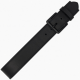 Wide Black Leather Women's Belt