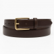 Brown Leather Dress Men's Belt