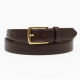 Brown Leather Dress Men's Belt