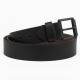 Black Leather Work Men's Belt