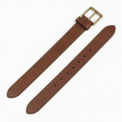 Vintage Brown Leather Belt