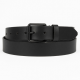 Vintage Black Leather Buckle Belt