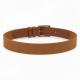 Leather Elastic Tan Unisex Belt