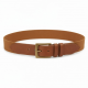 Leather Elastic Tan Unisex Belt