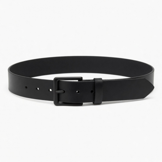 Leather Black Waist Belt