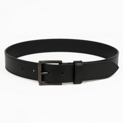 Vintage Women's Black Leather Belt