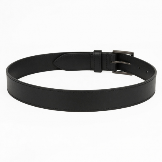 Vintage Women's Black Leather Belt