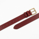 Vintage Red Leather Belt