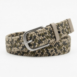 Elastic Braided Unisex Stretch Woven Belt