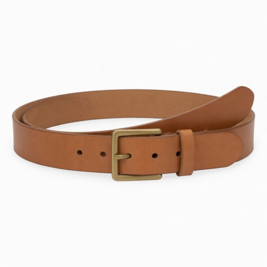 Leather Tan Belt