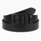 Wide Buckle Leather Belt