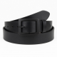 Wide Buckle Leather Belt