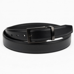 Men's Leather Automatic Buckle Ratchet Belt