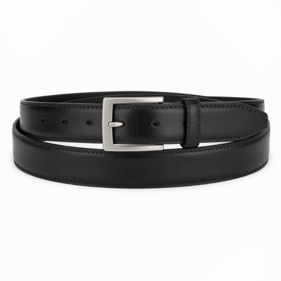 Leather Men's Buckle Belt