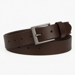 Men's Brown Leather Belt