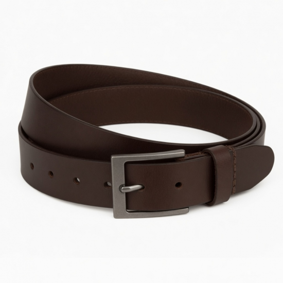 Men's Brown Leather Belt