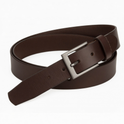 Men's Brown Leather Belt
