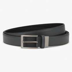 Men's Reversible Grey Black Belt
