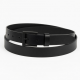 Buckle Women's Black Adjustable Leather Belt