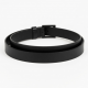 Buckle Women's Black Adjustable Leather Belt